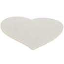 4.75-Inch Unfinished Wooden Heart Cutouts for DIY Crafts: Set of 3