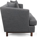 Comfy 3-seat Sofa with Wooden Legs, for Living Room and Study