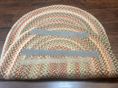 Braided American Oval Rug 3x5, Multicolor, Hand Braided