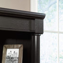 Palladia Library With Doors Bookcase Wind Oak 29 Inch Wide