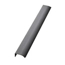 Anthracite Textured "Edge Straight" Tab Drawer Pulls
