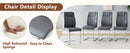 Table and chair set.63'x31.5x30' Luxurious Snow Mountain Patterned Sintered Stone Table with Silver Metal Butterfly Legs.Paried With 6 Dark Gray High-quality PU Chairs With Arched Metal Legs.