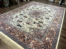 8.8 x 12 Karastan Ivory Hunting Rug