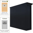 Cube Storage Bookcase With Base Black 12 Cube Lattice Open Shelves