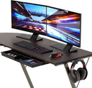 Vista L Shaped Desk With Removable Monitor Stand Espresso