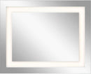 LED Backlit Mirror Chrome 30x24 Inch Vanity Mirror