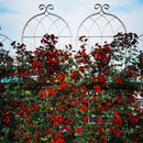Metal Garden Rustproof Trellis For Climbing Plants Outdoor Flower Support