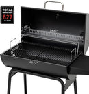 30 Inch Barrel Charcoal Grill With 627 Square Inches Cooking Space