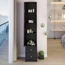 Length 11.8' x Width 15.7' x Height 63' Simple Stylish Dressing Mirror Cabinet, Full Body Mirror Cabinet, Extra Large Mirror, Multi Layer High Capacity Storage, Use Alone or In Conjunction With Vanity