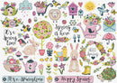 Spring Sampler L9937 Counted Cross Stitch Kit