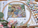 Home Library L8084 Counted Cross Stitch Kit