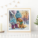Best Friends L9925 Counted Cross Stitch Kit