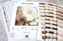 Peony Poses Counted Cross Stitch Kit by Letistitch L8083