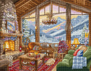 Winter Lodge Counted Cross Stitch Kit by Letistitch L9922
