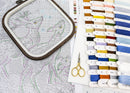 Angel in Wood L9921 Counted Cross Stitch Kit
