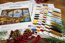 Winter Lodge L9922 Counted Cross Stitch Kit