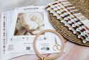 Peony Poses Counted Cross Stitch Kit by Letistitch L8083
