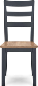 Gesthaven Solid Wood Frame Dining Chair Set 2 White Natural
