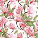 Modish Pink Magnolia Wallpaper