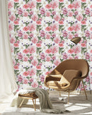 Fashionable Pink Peonies Wallpaper Chic