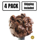 Chocolate Cake Ice Cream | Pack of 4 | One Pint | Shipping Included | eCreamery
