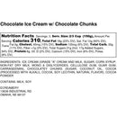 Chocolate Chunk Ice Cream | Pack of 4 | One Pint | Gluten Free | Shipping Included | eCreamery