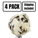 Peanut Butter Oreo Oat Milk Ice Cream | Pack of 4 | One Pint | Dairy Free | Shipping Included | eCreamery