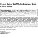 Peanut Butter Oreo Oat Milk Ice Cream | Pack of 4 | One Pint | Dairy Free | Shipping Included | eCreamery