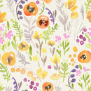 Contemporary Painted Poppies Wallpaper Vogue