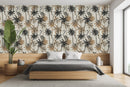 Palms and Lemurs Wallpaper