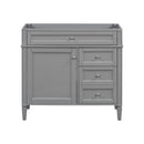 Bathroom Vanity With 2 Drawers And Tip-Out Drawer, Storage Cabinet
