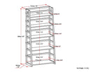 Acadian - Handcrafted Ladder Shelf Bookcase