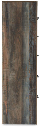Drystan - Five Drawer Chest - Brown / Beige