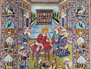 Persian Isfahan Pictorial Rug 3x5 – Kork Wool on Silk