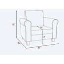 Black Accent Chair Modern Design For Living Room Furniture
