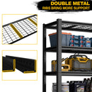 59 Inches Metal Garage Storage Rack, Heavy-Duty Steel Moisture-Proof And Waterproof 5-Layer Adjustable Storage Shelving Unit.Designed For Warehouse Storage (food Pantries, Industrial Use)
