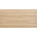 A modern and practical log colored textured coffee table,tea table. The double-layer coffee table is made of MDF material. Suitable for living room 43.3"x21.6"x16.5"