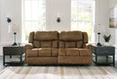 Boothbay Faux Leather 2 Seat Reclining Sofa Dark Brown