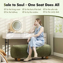 54-Inch Green Velvet EndOfBed Bench Cushioned Seat