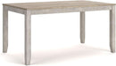 Seven Piece Weathered Whitewash Dining Set Collection