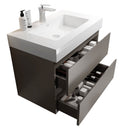 Alice - Bathroom Vanity With Sink, Wall Mounted, Floating