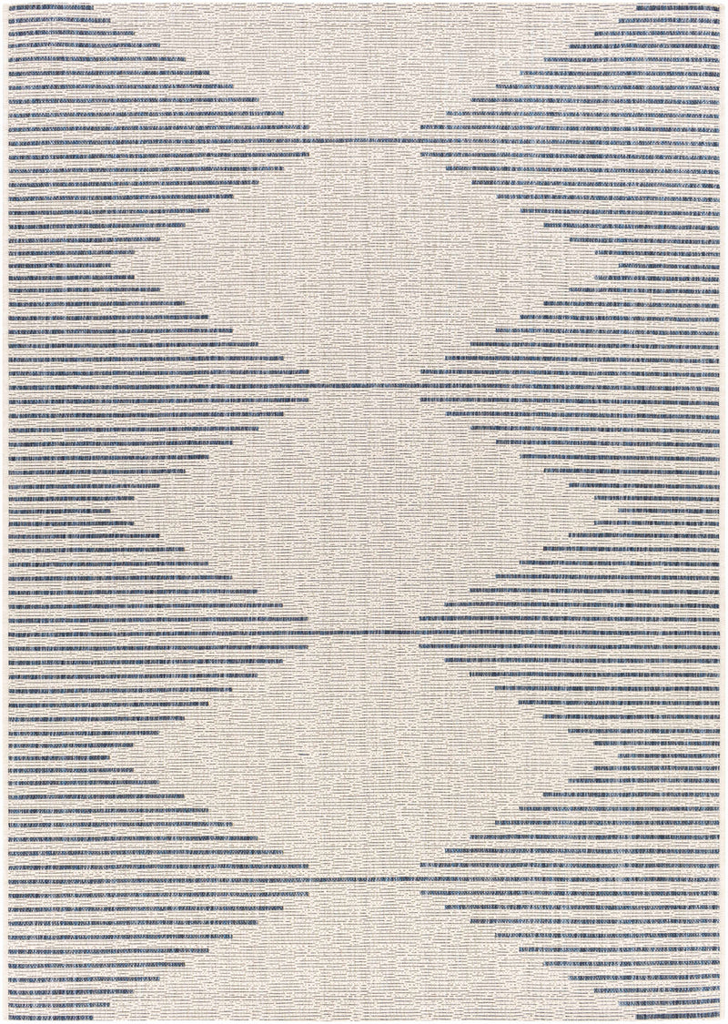 Stephan Blue & Cream Area Rug