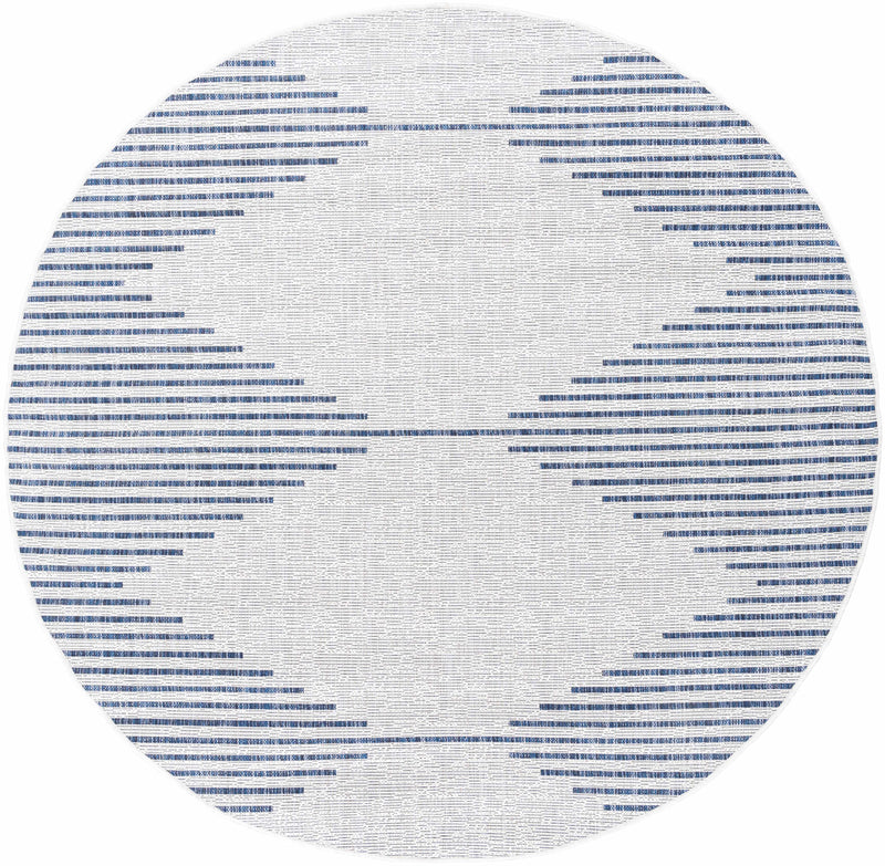 Stephan Blue & Cream Area Rug