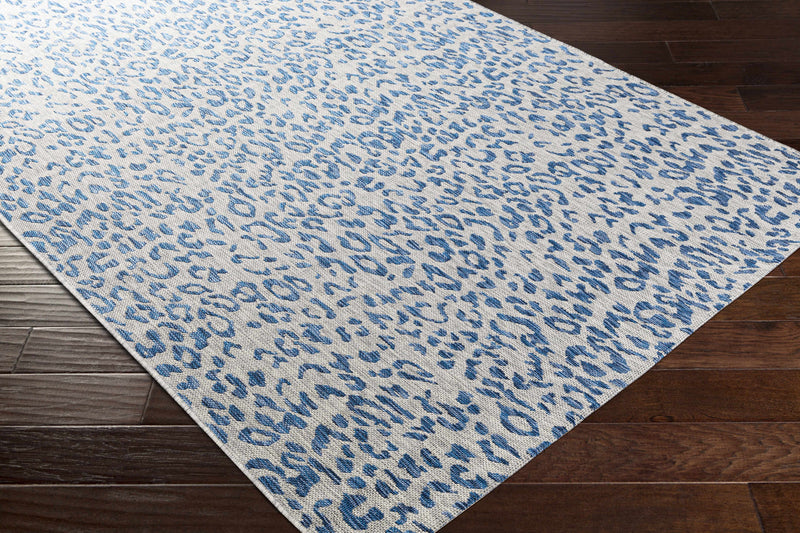 Skipsea Blue Leopard Performance Rug