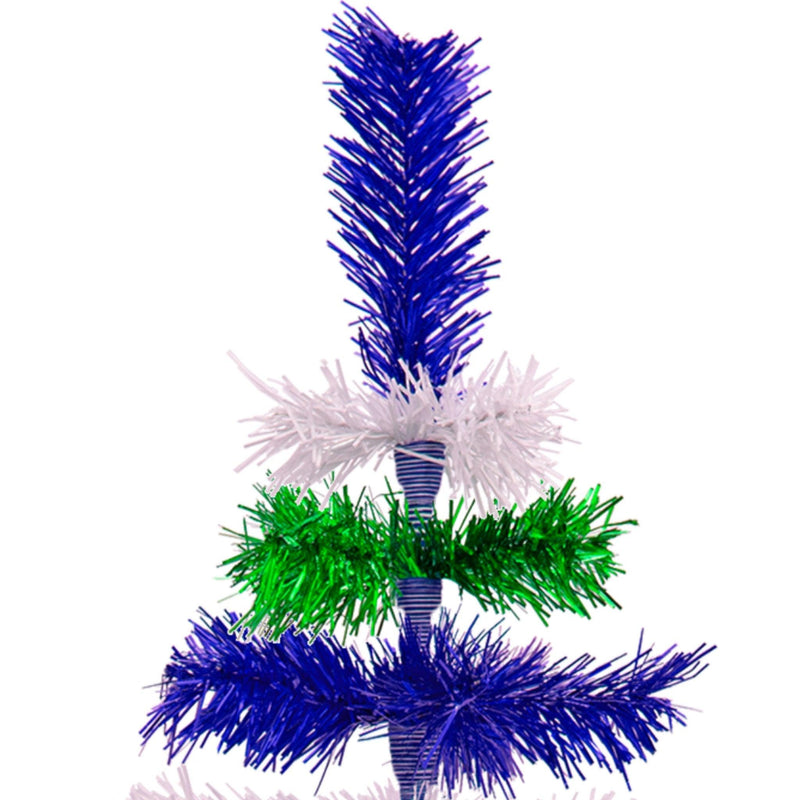 Earth Day Layered Tinsel Trees