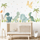 Dinosaur Decals - Fabric Nursery Wall Art Decal