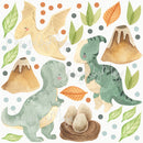 Dinosaur Decals - Fabric Nursery Wall Art Decal