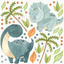Dinosaur Decals - Fabric Nursery Wall Art Decal