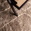 Earthy Pathways - Luxury Shag Moroccan Runner Rug