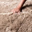 Earthy Pathways - Luxury Shag Moroccan Runner Rug